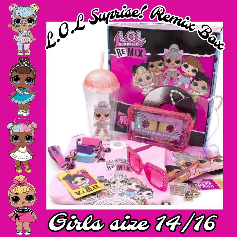 NIB L.O.L. SURPRISE Remix "Backstage Pass Collectors Bundle  size 14/16